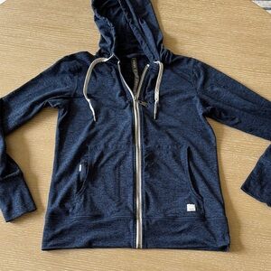 Women's Navy Zip-Up Hoodie